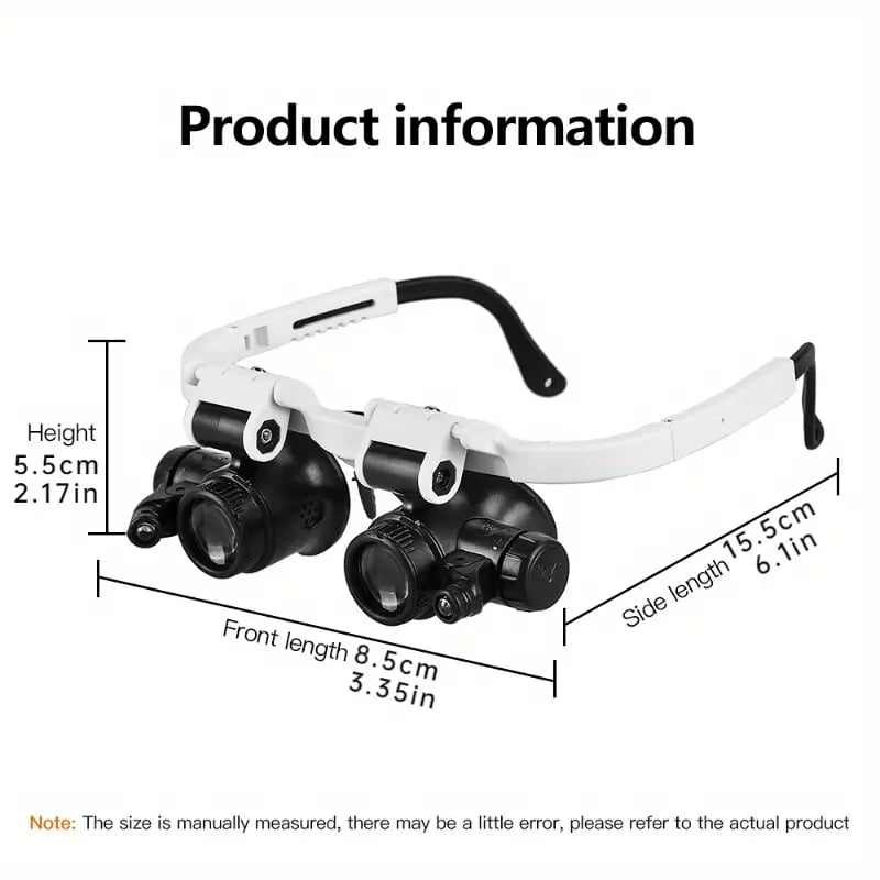 ⚡️Last day - 49% OFF⚡️LED Glasses Magnifier 8x 15x 23x