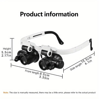 ⚡️Last day - 49% OFF⚡️LED Glasses Magnifier 8x 15x 23x