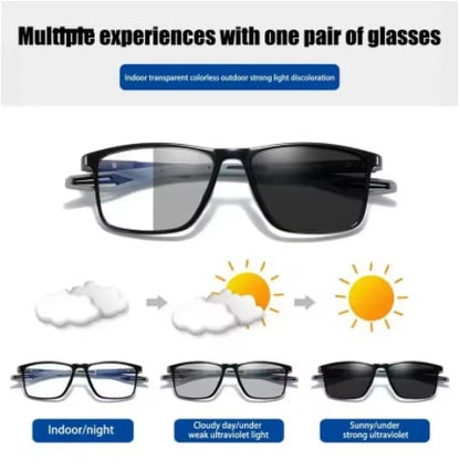 Anti Blue Light Multifocal Presbyopia Eyeglasses