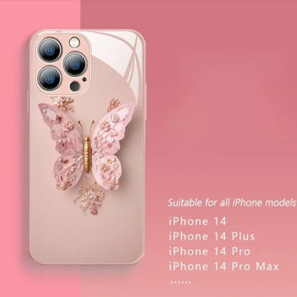 Butterfly Pattern Cover Compatible with iPhone