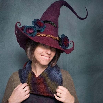 🔥Last Day Promotion 50% OFF🔥 - 🎃Halloween Party Felt Witch Hats