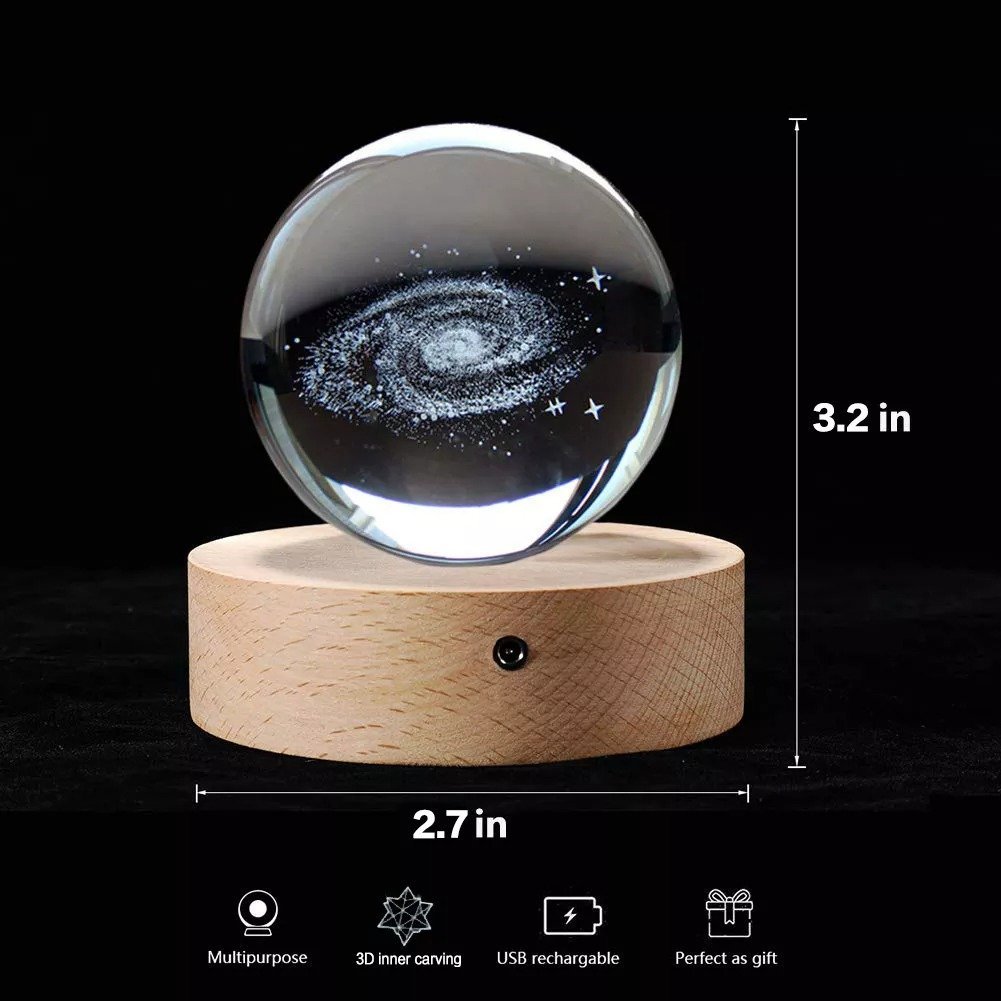 ❤️❤️ 3D Planet Crystal Ball