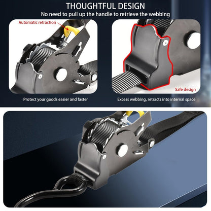 🎄Christmas Sales 49% OFF - Retractable Ratchet Straps