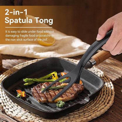 2-In-1 Spatula & Tongs