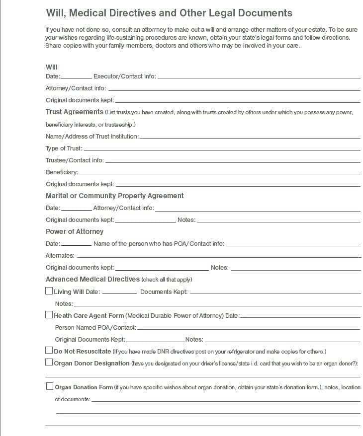 Putting Things In Order Organiser