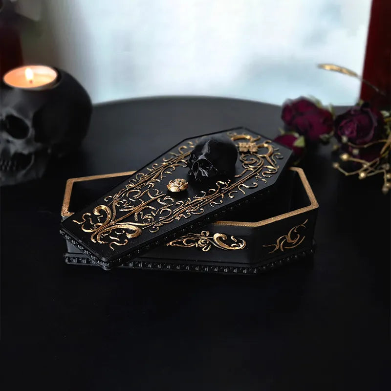 ⚰️Coffin Box "A Rose for the Dead"