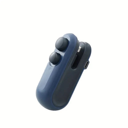 Small 2-in-1 Rechargeable Magnetic Snack Sealer Household Mini Sealing Machine