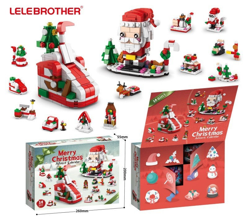 Early Xmas Sale 50% OFF-Advent Calendar Kids With Christmas Building Blocks