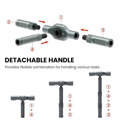 🔥Last Day Promotion 49% OFF🔥DIY screwdriver 24 in 1, switchable screwdriver shape to adapt to various home repairs