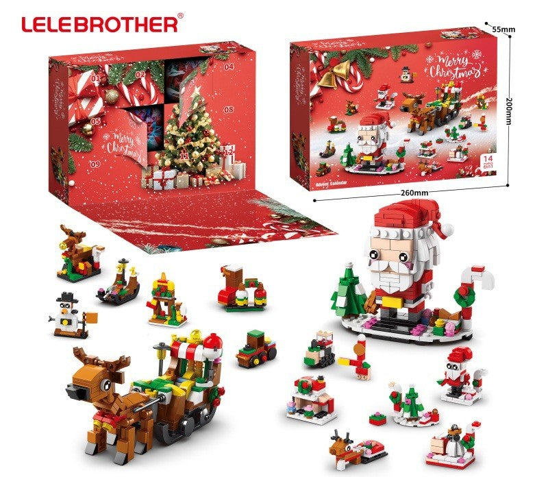 Early Xmas Sale 50% OFF-Advent Calendar Kids With Christmas Building Blocks