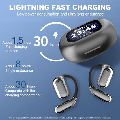 Intelligent touch screen open Bluetooth earphones