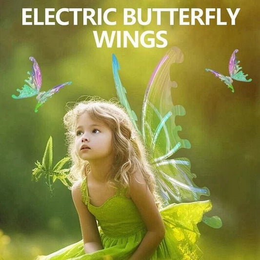 Electric LED Fairy Butterfly Wings (Best gifts for kids, perfect for Festival, Christmas, Halloween)