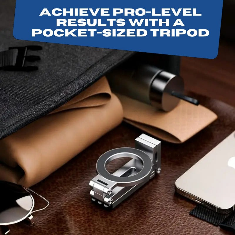 MagGrip Mini Tripod Pro – All-in-One Magnetic Stand for Phones