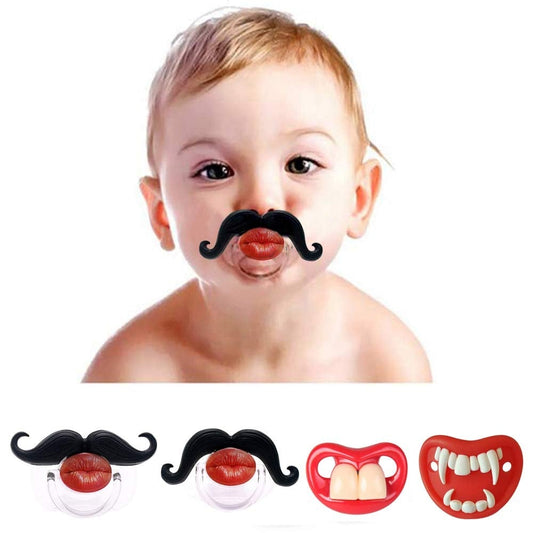 Funny Toddler Orthodontic Mustache Pacifiers for Babies