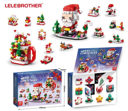 Early Xmas Sale 50% OFF-Advent Calendar Kids With Christmas Building Blocks
