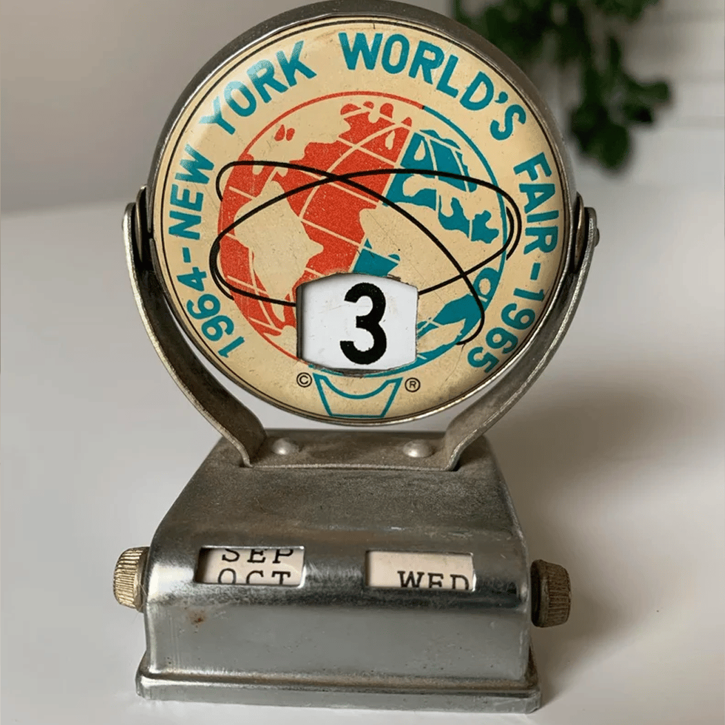 Vintage Perpetual Flip Calendar