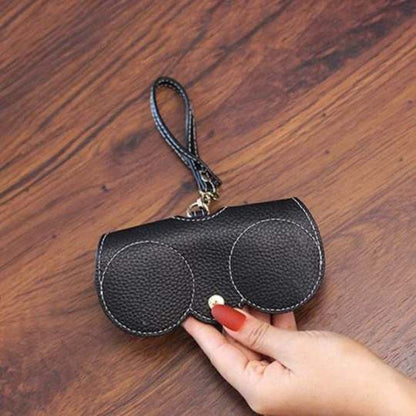 Soft PU Leather Sunglasses Bag