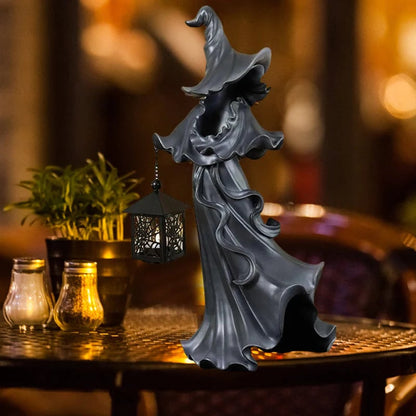🎃Witch With Lantern Decoration👻