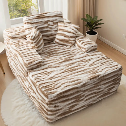 CozyNest Oversized Indoor Chaise Lounge