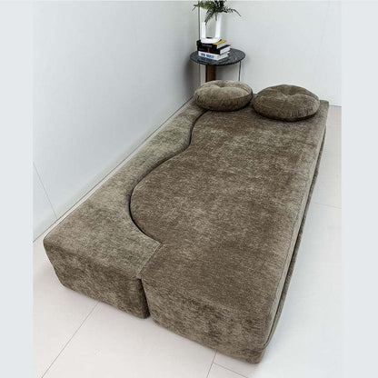 🛋️ Full-Size Modern Compression Sofa Bed with 2 Pillows
