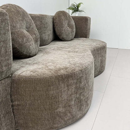 🛋️ Full-Size Modern Compression Sofa Bed with 2 Pillows