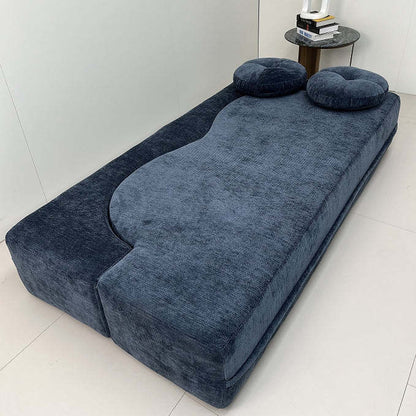🛋️ Full-Size Modern Compression Sofa Bed with 2 Pillows