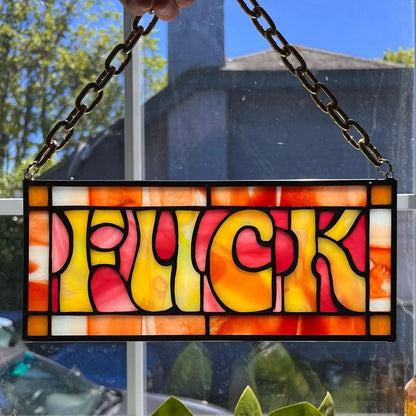 ✨Hot Sale 50% OFF--🤣F*CK Suncatcher