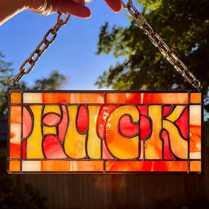 ✨Hot Sale 50% OFF--🤣F*CK Suncatcher