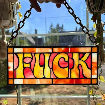 ✨Hot Sale 50% OFF--🤣F*CK Suncatcher