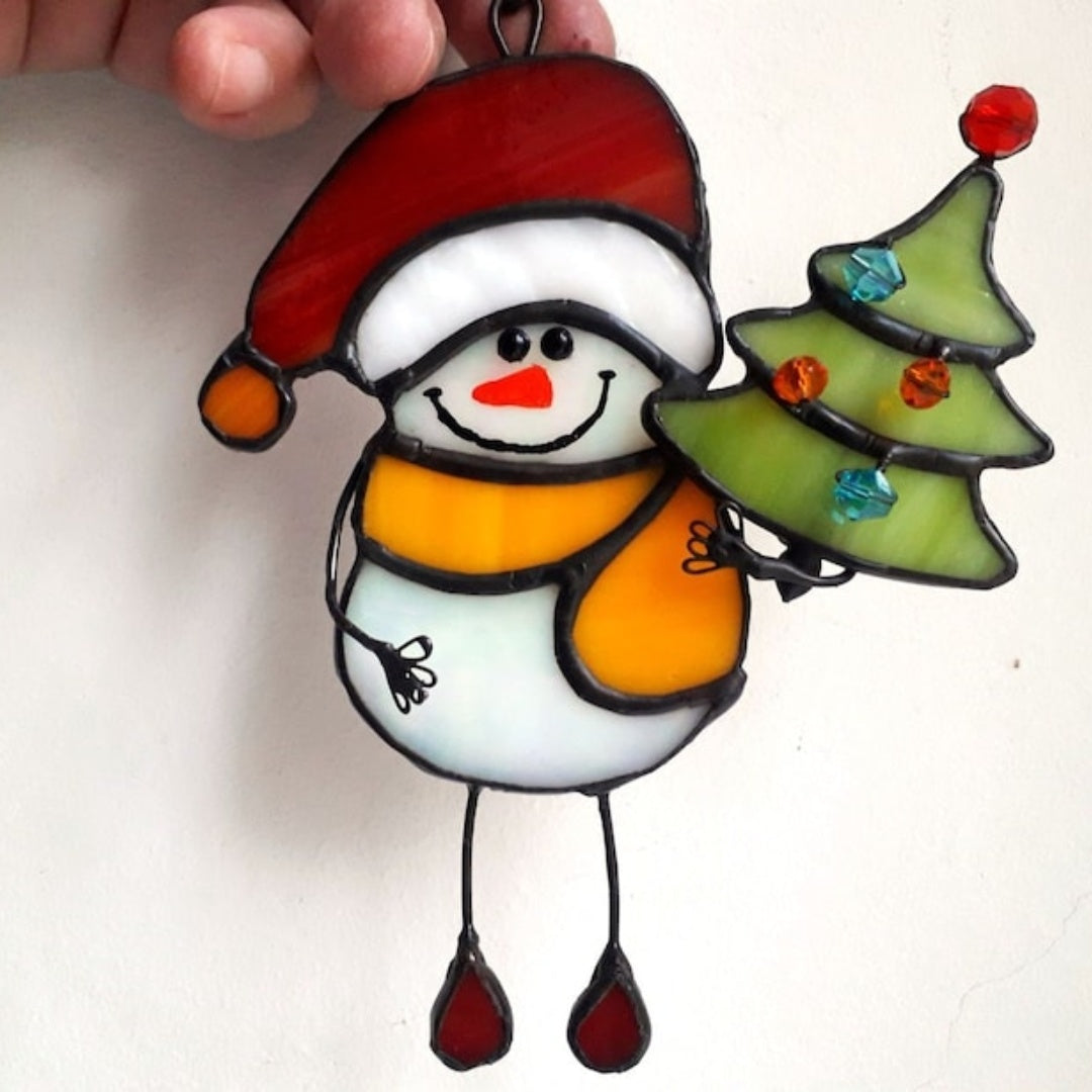 ⛄Snowman and Tree Christmas Light Catcher🎄