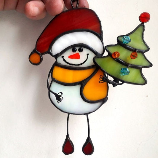 ⛄Snowman and Tree Christmas Light Catcher🎄