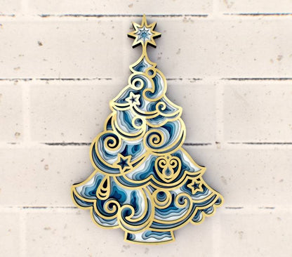 🔥CHRISTMAS SALE🔥🎄The Christmas Tree-3D Zentangle Art.