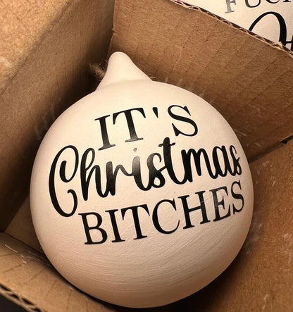 🎄 Early Christmas Sale 🎁Christmas Funny Offensive Bauble