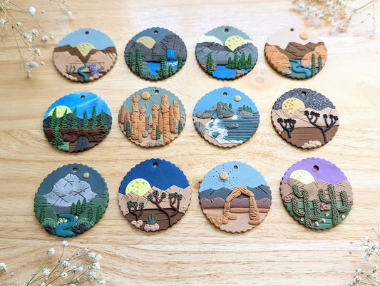 Handmade-NATIONAL PARK Tree Ornaments