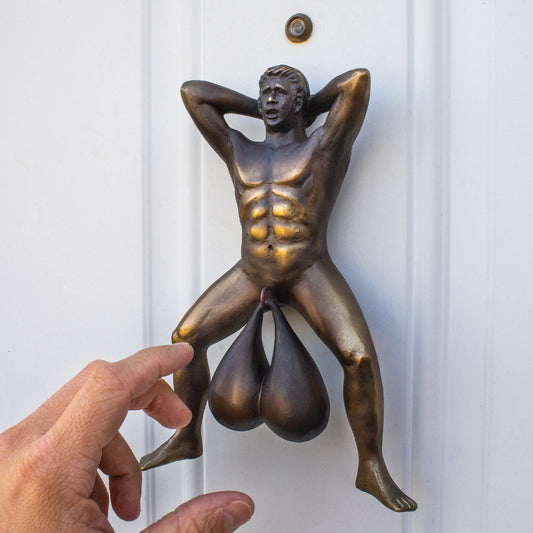 🤣Funny Halloween Gag Gift Door Knocker for Mens Birthday Gift