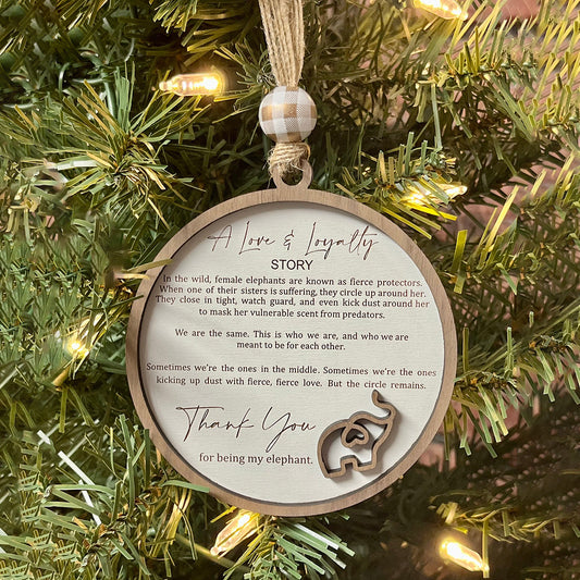 Friendship Elephant Ornament