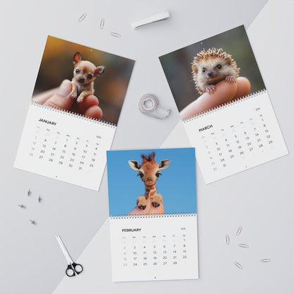 Tiny Animals Calendar 2025