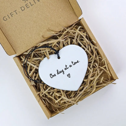 Friendship Heart Hanging Christmas Ornament