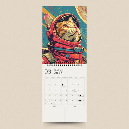 Space Cats 2025 Calendar