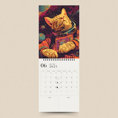 Space Cats 2025 Calendar