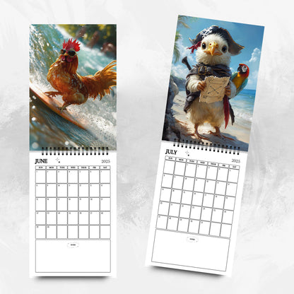 📅2025 Funny Chicken Calendar🐔