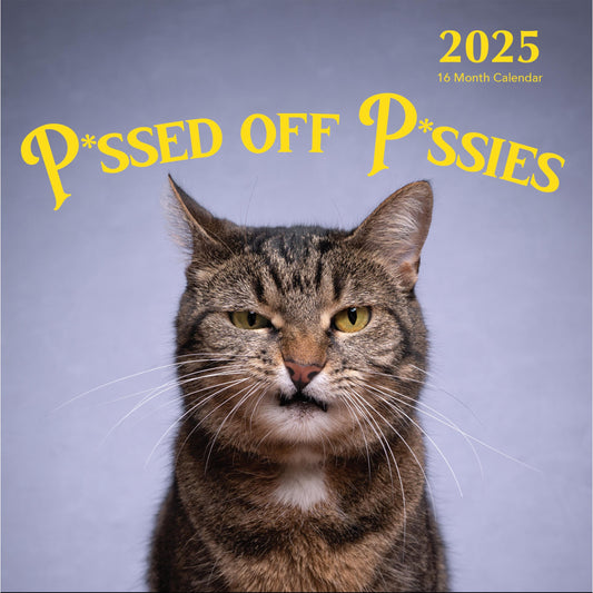 2025 P*ssed off P*ssies Angry Cats Calendar