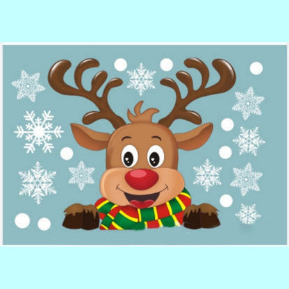 🎄Christmas static window🎅 decoration stickers