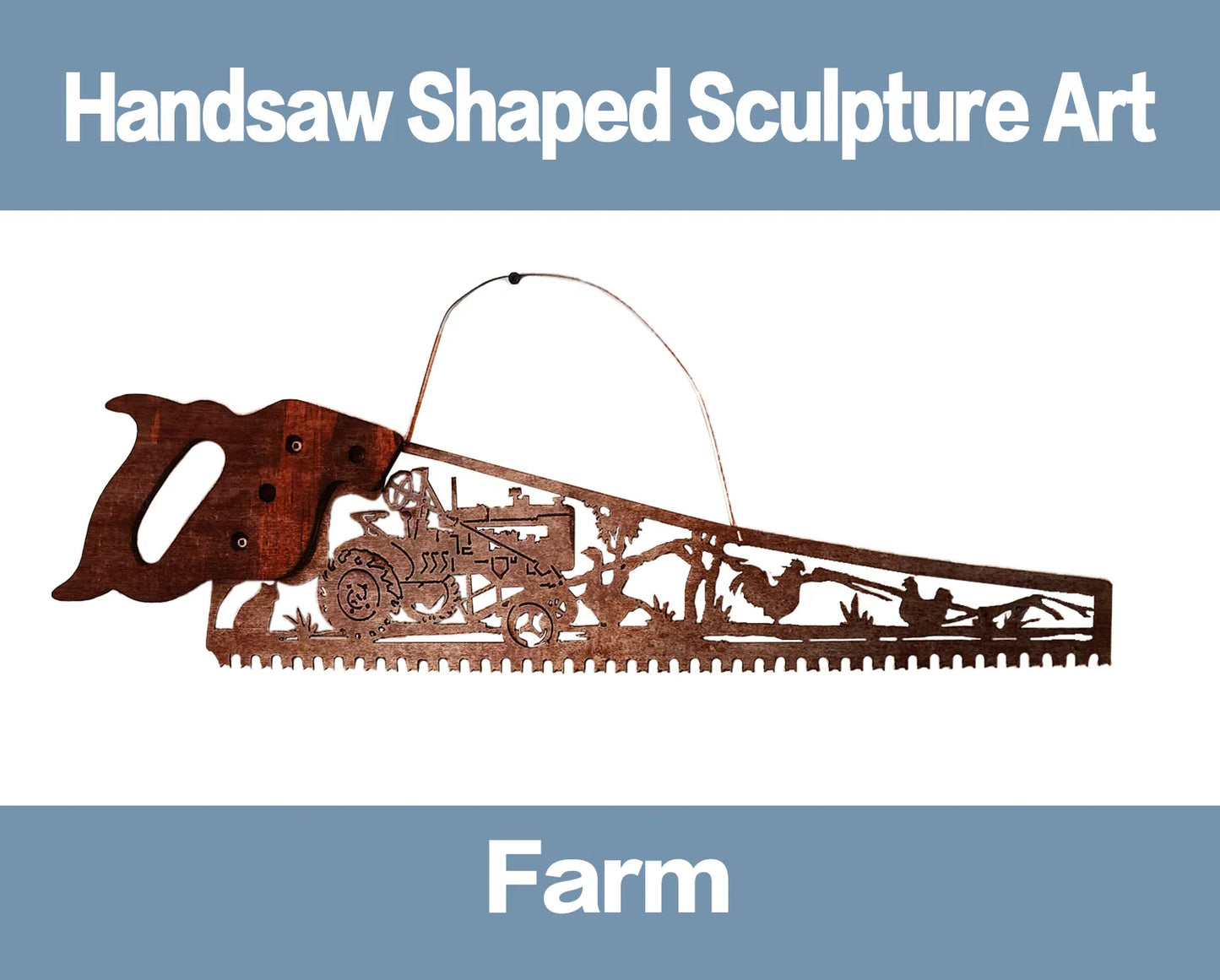 ✨Father‘s Day Hot Sale 50% OFF-- Handsaw Shaped Sculpture Art