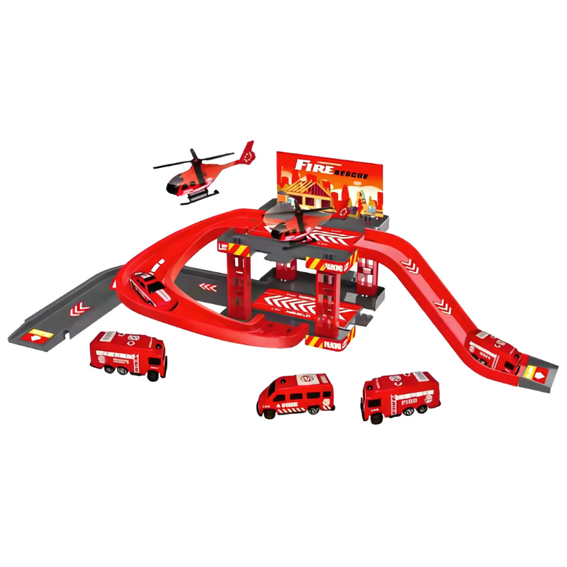 RescueRanger Interactive Rescue Station Playset with Vehicles