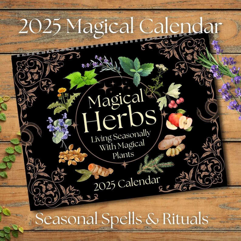 Magical Herbs Calendar 2025 🌿✨