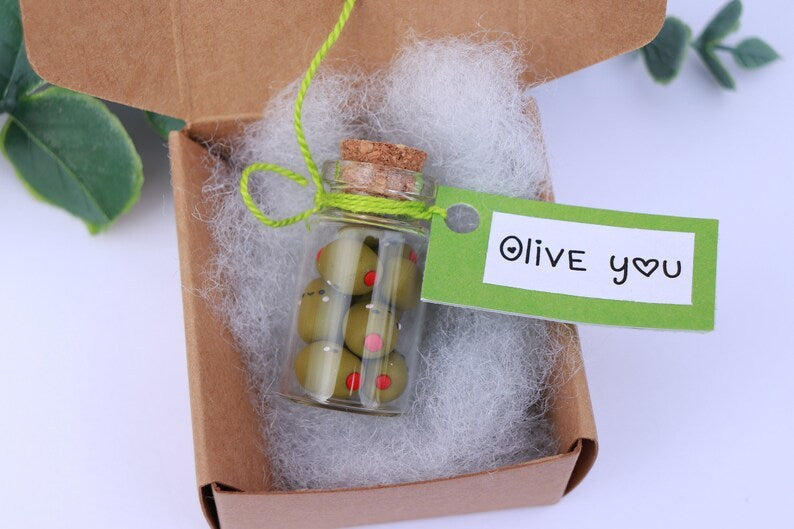 Mini Olive Bottle Anniversary Gift
