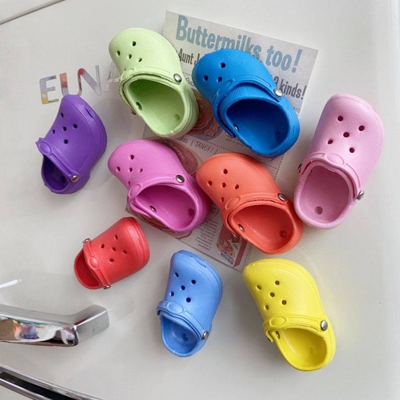 Mini Crocs Shoes Fridge Magnets
