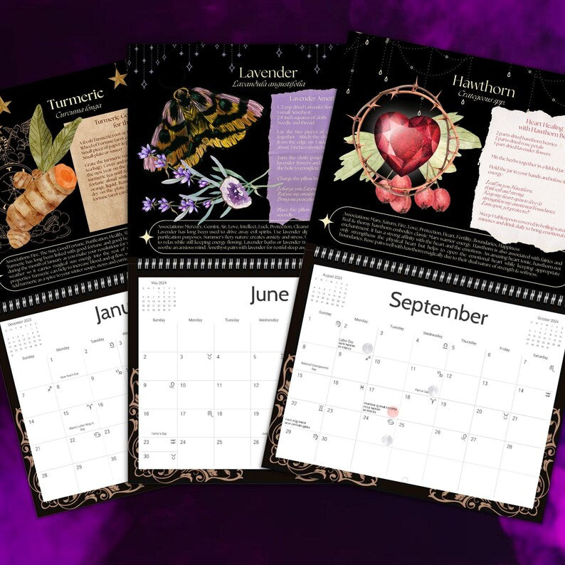 Magical Herbs Calendar 2025 🌿✨