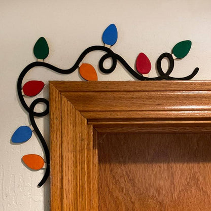 🎅2024 Christmas Gift 50% Off--Metal Christmas Door Topper